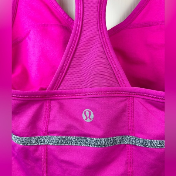 Lululemon Pink Fuchsia Tank Top Size 4 - Picture 2 of 5